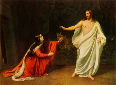 Cristo aparece a María Magdalena, 1834, 1965 de Aleksandr Ivanov