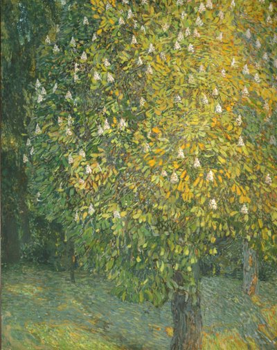 Castaño en flor de Aleksandr Jakovlevic Golovin