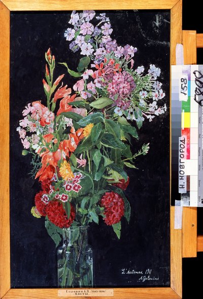 Pintura ""Ramo de flores"" de Alexander Yakovlevich Golovin (Alexander Golovin) (1863-1930) 1911 Museo Estatal de Arte, Nizhny Novgorod de Aleksandr Jakovlevic Golovin