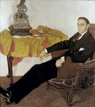 Retrato de Michail Ivanovich Tereshchenko 1886-1956, 1911-1914 de Aleksandr Jakovlevic Golovin
