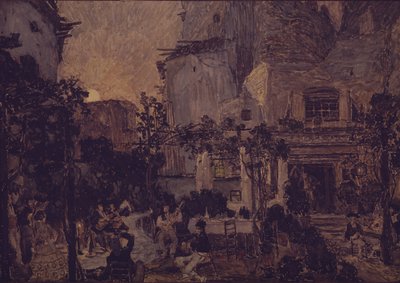 Diseño escénico para la ópera Carmen de G. Bizet de Aleksandr Jakovlevic Golovin