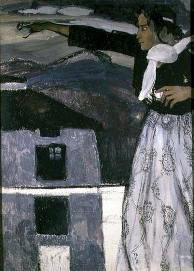 Mujer en Gris de Aleksandr Jakovlevic Golovin