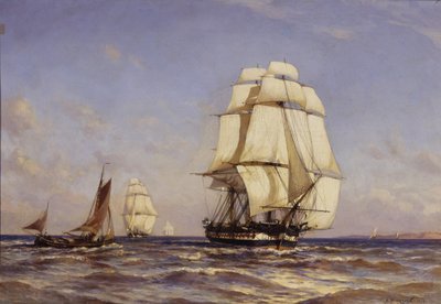 Fragata rusa Mercury, 1879 de Aleksandr Karlovich Beggrov