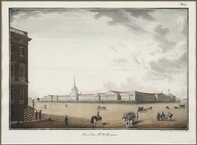 La Almirantazgo en San Petersburgo de Aleksandr Pavlovich Bryullov