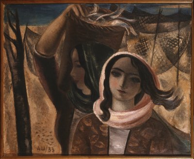 Les pecheuses. Peinture de Alexander Vasilievich Shevchenko (Alexandre Chevtchenko) (1883-1948), huile sur toile de Aleksandr Vasilievich Shevchenko