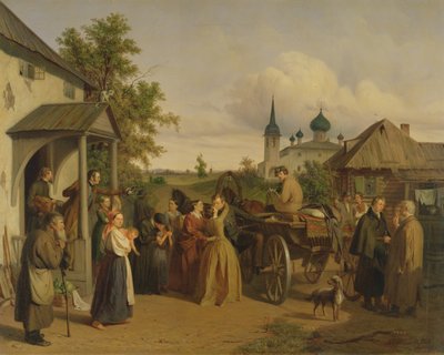 La partida, 1850 de Aleksei Filippovich Chernyshev
