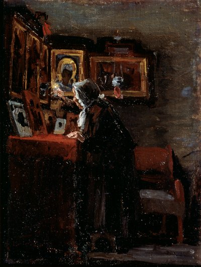 Antes de una fiesta religiosa de Aleksei Fyodorovich Afanasyev