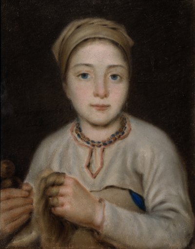 Anisya, 1822 de Aleksei Gavrilovich Venetsianov