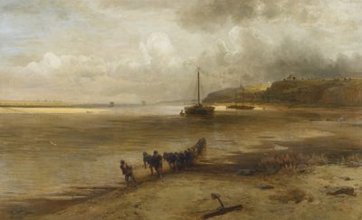 El Volga cerca de Yuryevets, 1870 de Alexei Kondratjewitsch Sawrassow
