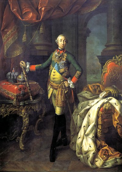 Retrato del Zar Pedro III, 1762 de Aleksei Petrovich Antropov