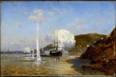 Guerra ruso-turca de 1877-1878 - La acción de Nikolai Skrydlov en el Danubio de Aleksei Petrovich Bogolyubov