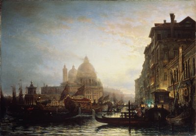 Venecia de noche, 1856 de Aleksei Petrovich Bogolyubov