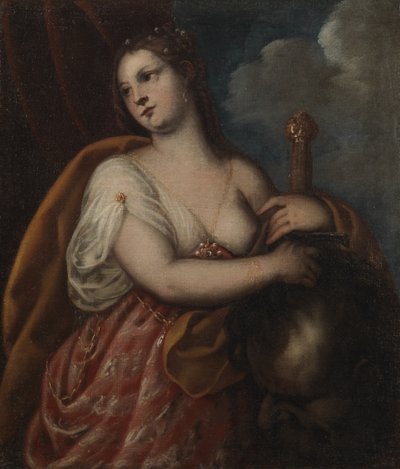 Judith con la cabeza de Holofernes, c.1635 de Alessandro  Varotari