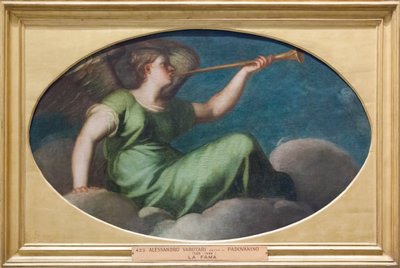 Fama (óleo sobre lienzo) de Alessandro (1588 1648) Varotari