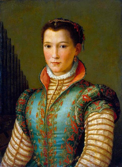 Retrato de Eleanor de Toledo, 1560s de Alessandro Allori