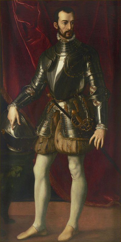 Retrato de Francesco I de Medici 1541-1587, Gran Duque de Toscana, 1570-1575 de Alessandro Allori
