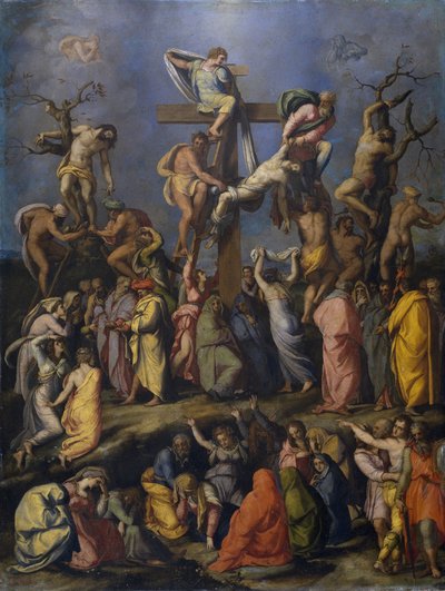 El descendimiento de la cruz, c. 1560 de Alessandro Allori