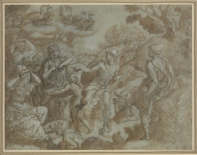 El juicio de Paris, 1583 de Alessandro Allori