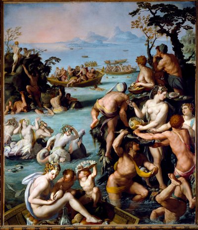 Los pescadores de perlas, c.1570-1573 de Alessandro Allori