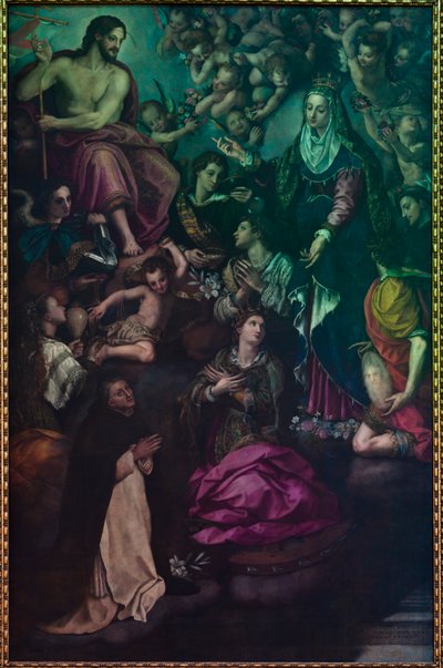 La visión de San Jacinto de Alessandro Allori