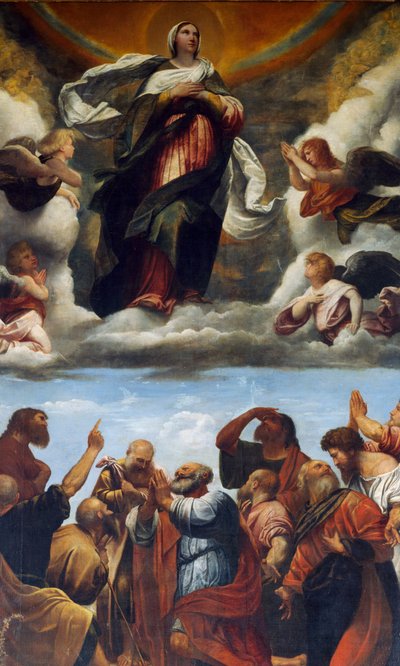 Asunción, retablo de Alessandro Bonvicino Moretto