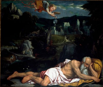 Elías dormido de Alessandro Bonvicino Moretto