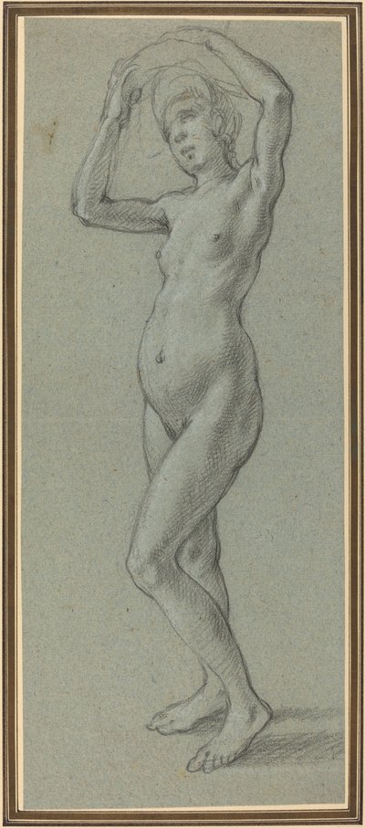 Estudio de una mujer desnuda de Alessandro Casolani