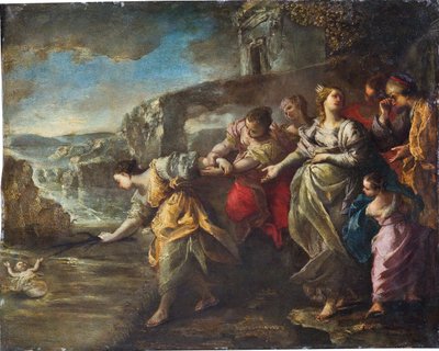 El hallazgo de Moisés de Alessandro Gherardini
