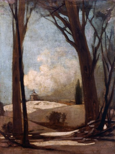 Paisaje nevado con San Luca de Alessandro Guardassoni