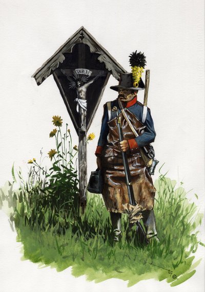 Primer Imperio (1804-1814 y 1815): soldado pionero del ejército austriaco de Alessandro Lonati