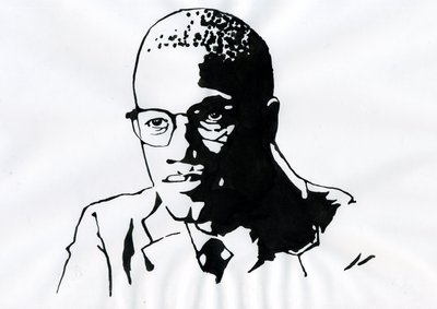 Malcolm X (1925-1965) Activista afroamericano de Alessandro Lonati