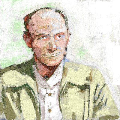 Retrato del científico Enrico Fermi, 2023 (ilustración) de Alessandro Lonati