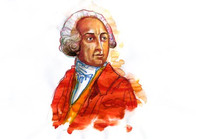 Retrato de Antoine Laurent de Lavoisier, químico francés (1743-1794) (Noble y químico francés Antoine-Laurent de Lavoisier) de Alessandro Lonati