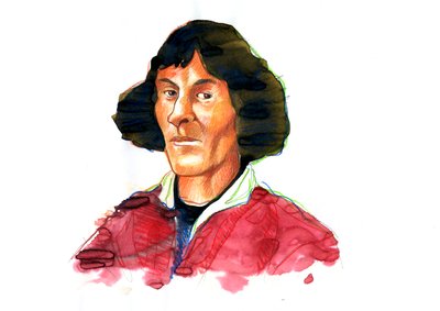 Retrato de Nicolás Copérnico ((Nicolaus Copernicus de Alessandro Lonati