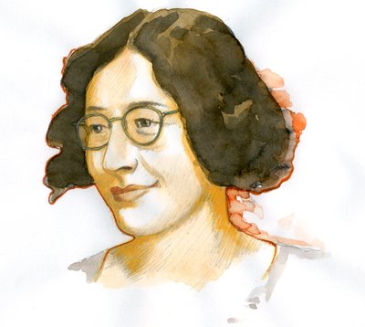 Retrato de Simone Weil (1909-1943), filósofa francesa de Alessandro Lonati