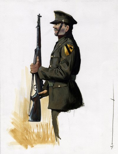 Segunda Guerra Mundial 1939-1945: División de Caballería del Ejército Americano de Alessandro Lonati
