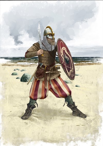 Guerrero vikingo de Alessandro Lonati
