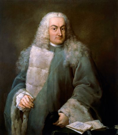 Retrato de Giulio Contarini da Mula (1519-1575), procurador de San Marcos, pintura de Alessandro Longhi (1733-1813), Óleo sobre lienzo de Alessandro Longhi
