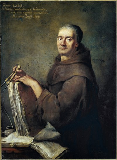 Retrato del teórico arquitectónico Carlo Lodoli de Alessandro Longhi