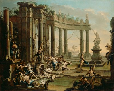 Bacanal, c.1720-30 de Alessandro Magnasco