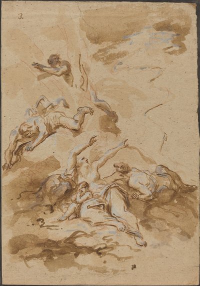 Figuras en una tormenta de Alessandro Magnasco