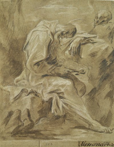 Ermitaño de Alessandro Magnasco