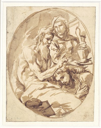 Isaac bendiciendo a Jacob de Alessandro Magnasco