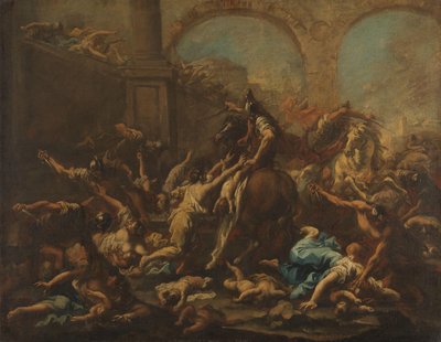La masacre de los inocentes de Alessandro Magnasco