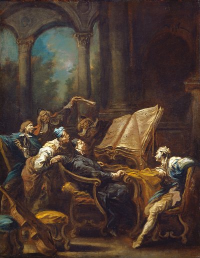 Los Coristas, c. 1740-1745 de Alessandro Magnasco