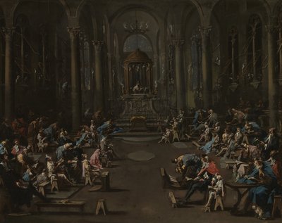 La sinagoga, 1725-35 de Alessandro Magnasco