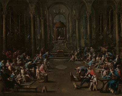 La Sinagoga, 1725-1735 de Alessandro Magnasco