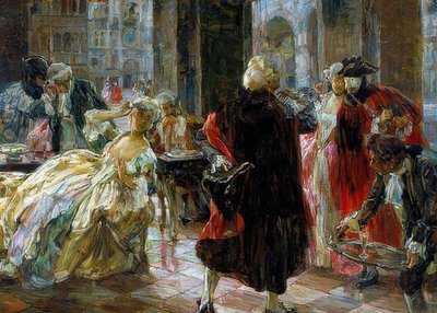 El Café Florian en el siglo XVIII de Alessandro Milesi