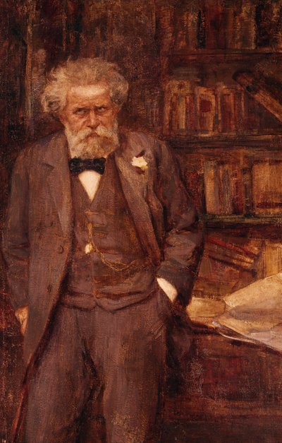 Retrato del poeta italiano Giosue