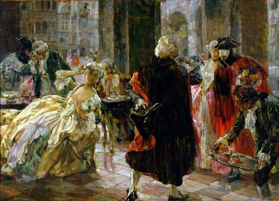 El Café Florian en el siglo XVIII de Alessandro Milesi